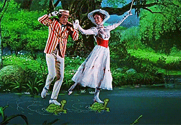 Imagen GIF de Mary poppins bert animado