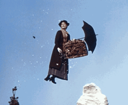 GIF animado (83015) Mary poppins volando