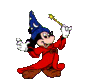 GIF animado (84067) Mickey mouse aprendiz brujo