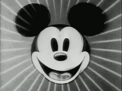 GIF animado (83935) Mickey mouse blanco negro