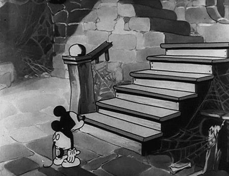 GIF animado (83979) Mickey mouse casa encantada