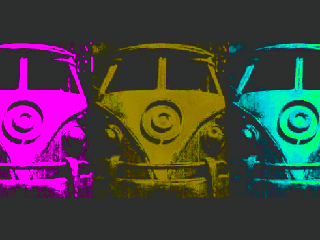 GIF animado (78993) Minibus hippie de volkswagen