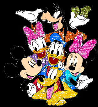 Imagen GIF de Minnie mouse glitter animado