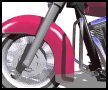 GIF animado (79368) Moto chopper rosa