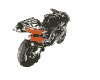 GIF animado (79399) Moto deportiva dando vueltas