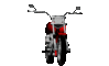 GIF animado (79372) Motocicleta custom girando