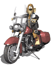 GIF animado (79391) Motocicleta para viajar