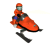 GIF animado (79585) Motonieve girando