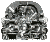 GIF animado (79051) Motor boxer de volkswagen