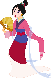 GIF animado (83067) Mulan geisha