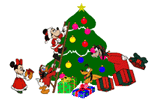 GIF animado (84187) Navidad mickey mouse amigos