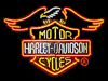 GIF animado (79337) Neon de harley davidson