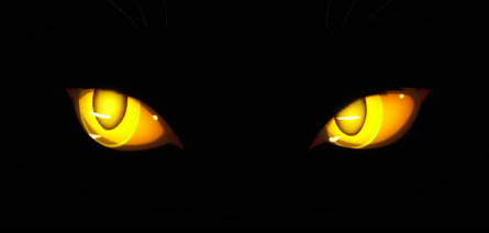 GIF animado (77423) Ojos amarillos oscuridad