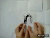 GIF animado (87660) Paper parkour