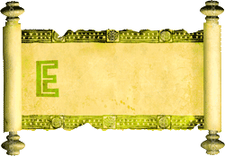 Imagen GIF de Pergamino verde email animado