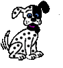 GIF animado (81218) Perrito dalmata