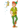 GIF animado (83267) Peter pan campanilla