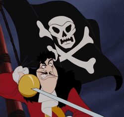 GIF animado (83241) Pirata capitan garfio