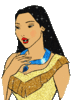 GIF animado (83397) Pocahontas glitter