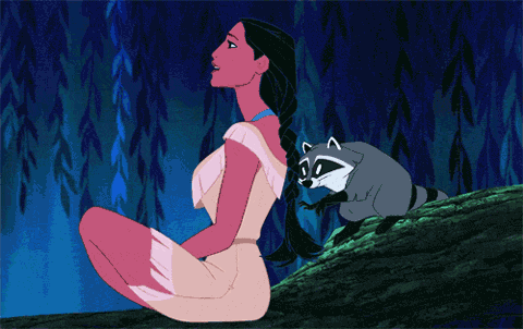 GIF animado (83408) Pocahontas miko trenza