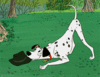 GIF animado (81277) Pongo jugando