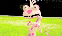 GIF animado (80989) Randall corazones