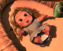 GIF animado (82571) Rapunzel bebe