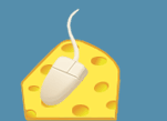 GIF animado (76212) Raton ordenador en queso
