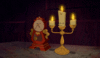 GIF animado (82058) Reloj din don candelabro lumiere