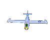GIF animado (78038) Republic f thunderjet girando