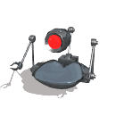 GIF animado (76569) Robot flotante