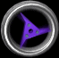 GIF animado (79426) Rueda de moto morada