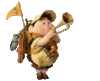GIF animado (81119) Russell tocando trompeta