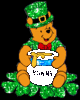 GIF animado (84857) San patricio con winnie pooh
