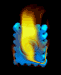 GIF animado (85554) Sello azul con una arroba