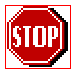 GIF animado (79486) Senal stop pixel