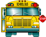 GIF animado (77498) Senales de un autobus escolar