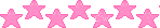 GIF animado (86320) Separador estrellas rosas