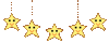 GIF animado (86327) Separador web estrellas