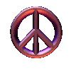 GIF animado (86446) Simbolo paz girando