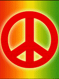 GIF animado (86448) Simbolo paz rasta