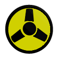 GIF animado (79480) Simbolo radioactivo