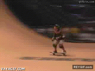 GIF animado (87083) Skate fall