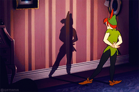 Imagen GIF de Sombra peter pan animado
