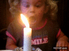 GIF animado (87585) Soplando las velas