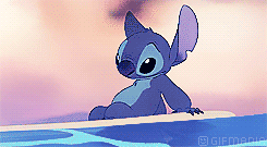 GIF animado (82971) Stitch mar