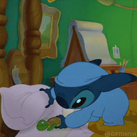 GIF animado (82973) Stitch pijama
