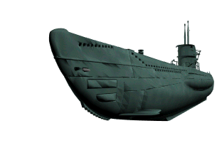 GIF animado (78423) Submarino disparando torpedos
