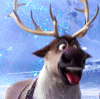 GIF animado (82686) Sven copo nieve