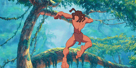 GIF animado (83697) Tarzan hombre mono